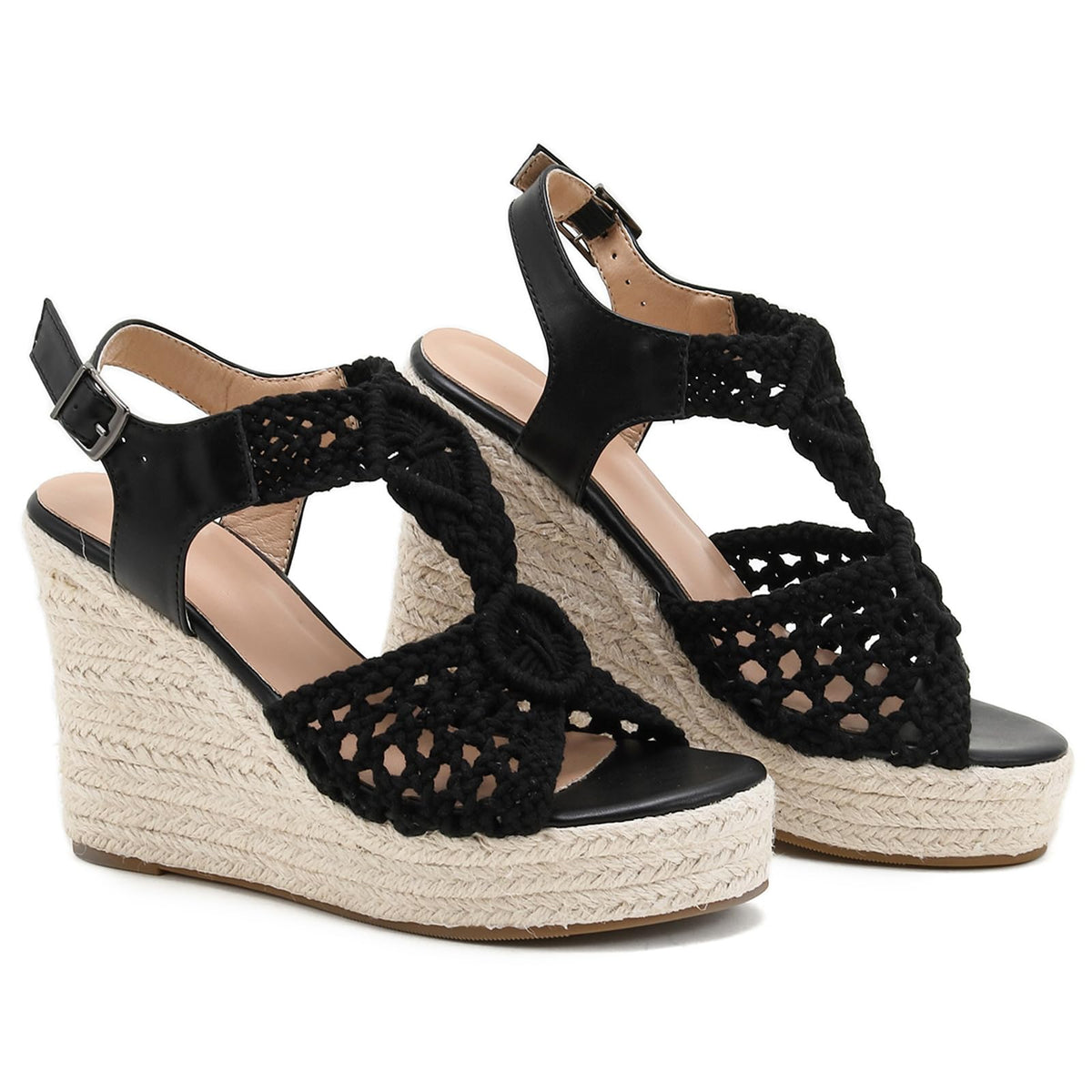 Espadrilles Wedge Sandals for Women Casual Dressy Platform Sandals